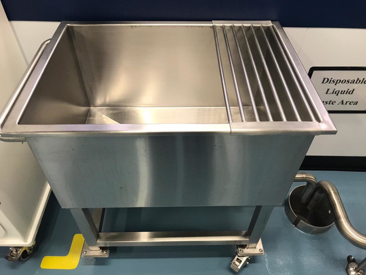Stainless steel mobile sink Mungret Engineering Limerick